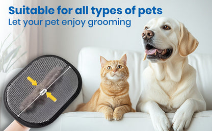 Pet Hair Removal Gloves (Pack of 2)